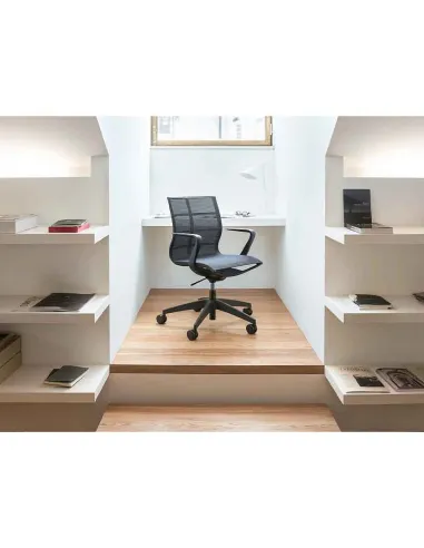 Кресло SEDUS SE:JOY EC-180 (BLACK+M75), с подлокотниками - купить Киев, Днепр, Одесса, Львов