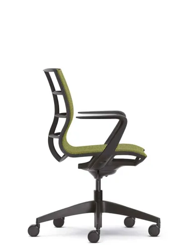 Кресло SEDUS SE:JOY EC-180 (BLACK+M72), с подлокотниками - купить Киев, Днепр, Одесса, Львов, Харьков