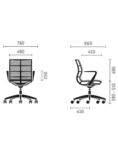 Крісло SEDUS SE:JOY EC-180 (LIGHT GREY+M79), з підлокітниками - купити Київ, Дніпро, Одеса, Львів, Харків