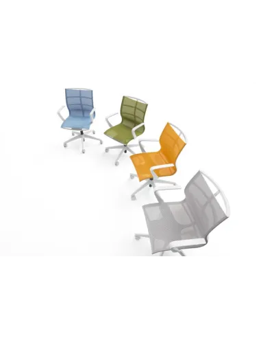 Крісло SEDUS SE:JOY EC-180 (LIGHT GREY+M77), з підлокітниками - купити Київ, Дніпро, Одеса, Львів, Харків