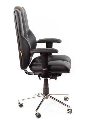 Кресло для руководителя, ортопедическое Kulik System Business черное