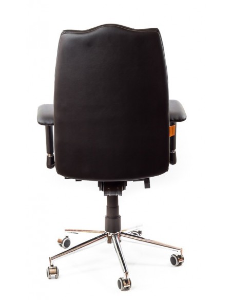 Кресло для руководителя, ортопедическое Kulik System Business черное