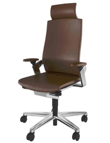 Кресло руководителя WILKHAHN ON 175/71 кожаное, коричневое - купить Киев, Днепр, Одесса, Львов, Харьков