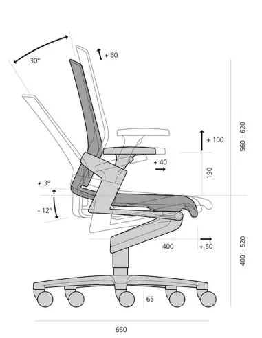 Кресло руководителя WILKHAHN ON 175/71 кожаное, коричневое - купить Киев, Днепр, Одесса, Львов, Харьков