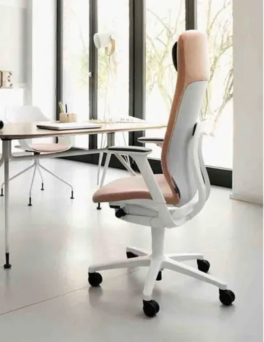 Кресло руководителя WILKHAHN AT 187/9 WHITE, тканевое - купить Киев, Днепр, Одесса, Львов, Харьков