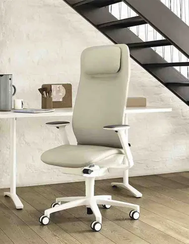 Кресло руководителя WILKHAHN AT 187/9 WHITE, тканевое - купить Киев, Днепр, Одесса, Львов, Харьков