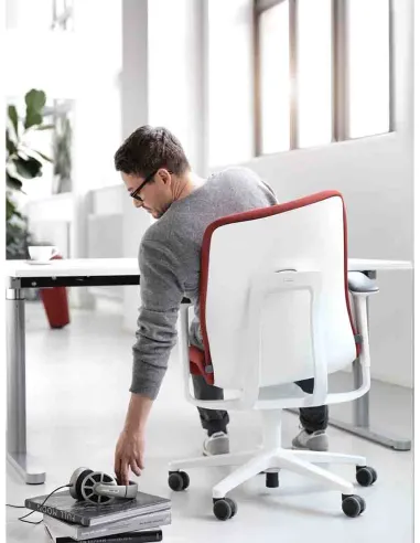 Кресло руководителя WILKHAHN AT 187/9 WHITE, тканевое - купить Киев, Днепр, Одесса, Львов, Харьков