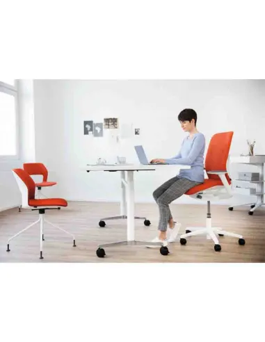 Кресло WILKHAHN AT 187/7 WHITE, тканевое - купить Киев, Днепр, Одесса, Львов, Харьков