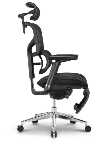 Кресло HOOKAY SAIL 2 BLACK (RSA2M01), эргономичное, с подставкой под ноги - купить Киев, Днепр, Одесса, Львов, Харьков