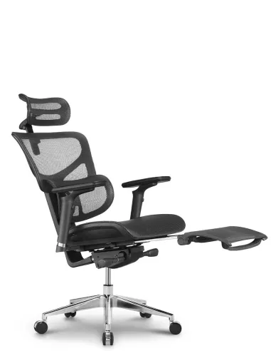 Крісло HOOKAY SAIL 2 BLACK (RSA2M01), ергономічне, з підставкою під ноги - купити Київ, Дніпро, Одеса, Львів, Харків