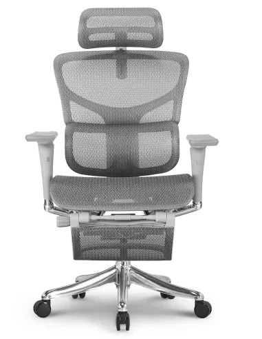 Крісло HOOKAY SAIL 2 GREY (RSA2M01-G), ергономічне, з підставкою для ніг - купити Київ, Дніпро, Одеса, Львів, Харків