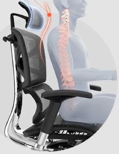 Кресло HOOKAY SHARP BLACK (HSRM01), для руководителя, эргономичное - купить Киев, Днепр, Одесса, Львов, Харьков