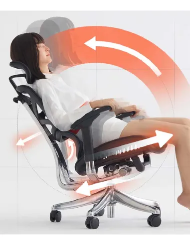 Крісло HOOKAY SHARP BLACK (HSRM01), для керівника, ергономічне - купити Київ, Дніпро, Одеса, Львів, Харків