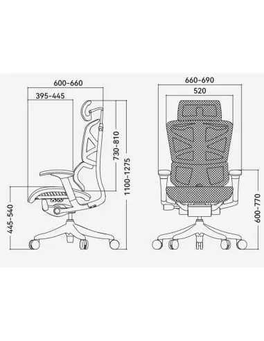 Кресло HOOKAY SHARP GREY (HSRM01-G) для руководителя, эргономичное - купить Киев, Днепр, Одесса, Львов, Харьков