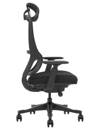 Кресло KRESLALUX S3-BH BLACK, эргономичное - купить Киев, Днепр, Одесса, Львов, Харьков