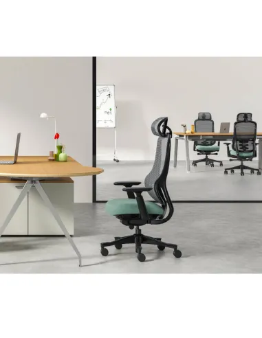 Кресло KRESLALUX S3-BH BLACK, эргономичное - купить Киев, Днепр, Одесса, Львов, Харьков