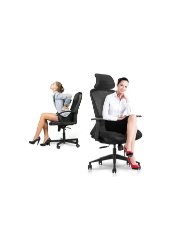 Кресло KRESLALUX K2-GH GREY, эргономичное - купить Киев, Днепр, Одесса, Львов, Харьков