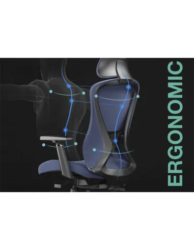 Крісло KRESLALUX K2-GH GREY, ергономічне - купити Київ, Дніпро, Одеса, Львів, Харків