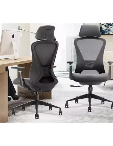 Кресло KRESLALUX K2-BH BLACK, эргономичное - купить Киев, Днепр, Одесса, Львов, Харьков