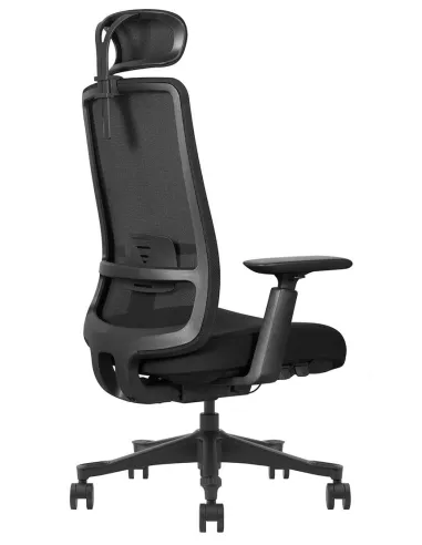 Кресло KRESLALUX V1-BH BLACK, эргономичное - купить Киев, Днепр, Одесса, Львов, Харьков