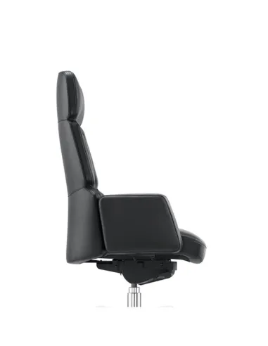 Крісло CRONUS A2411-1 для керівника, шкіряне, чорний колір - купити Київ, Дніпро, Одеса, Львів, Харків