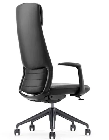 Кресло FK012-A12 для руководителя, кожаное, черный цвет - купить Киев, Днепр, Одесса, Львов, Харьков