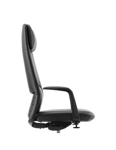 Крісло FK012-A12 для керівника, шкіряне, чорний колір - купити Київ, Дніпро, Одеса, Львів, Харків