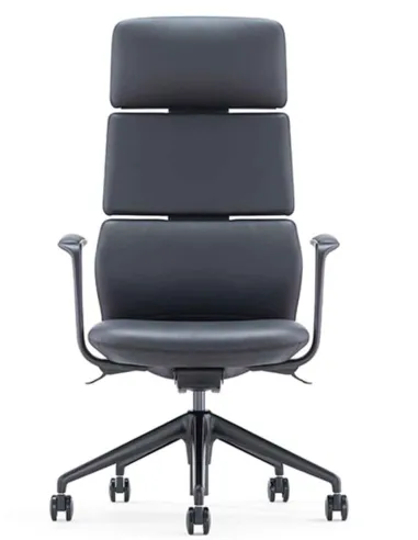 Кресло FK013-A12 для руководителя, кожаное, коричневый цвет