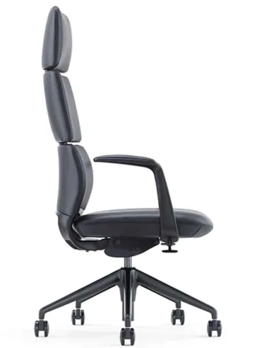 Кресло FK013-A12 для руководителя, кожаное, коричневый цвет