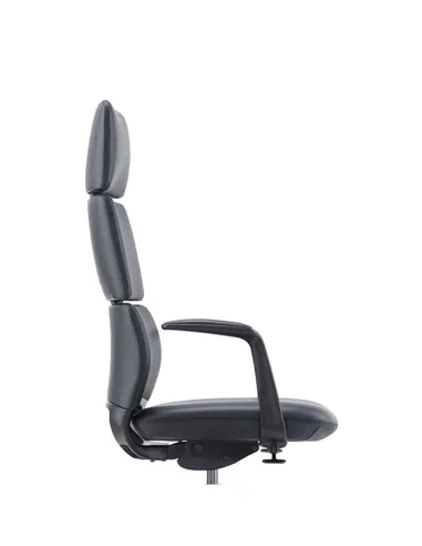 Кресло FK013-A12 для руководителя, кожаное, коричневый цвет