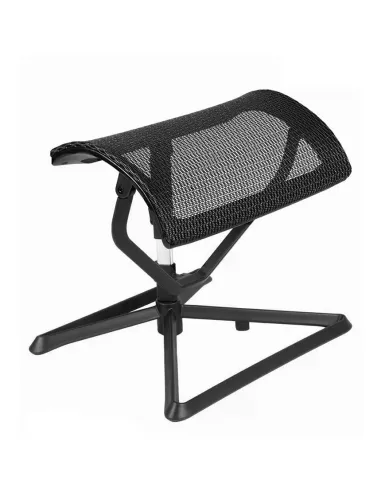 Подставка для ног COMFORT OTTOMAN BLACK с регулировкой высоты, сетчатая - купить Киев, Днепр, Одесса, Львов, Харьков