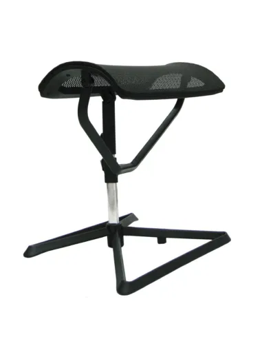Подставка для ног COMFORT OTTOMAN BLACK с регулировкой высоты, сетчатая - купить Киев, Днепр, Одесса, Львов, Харьков