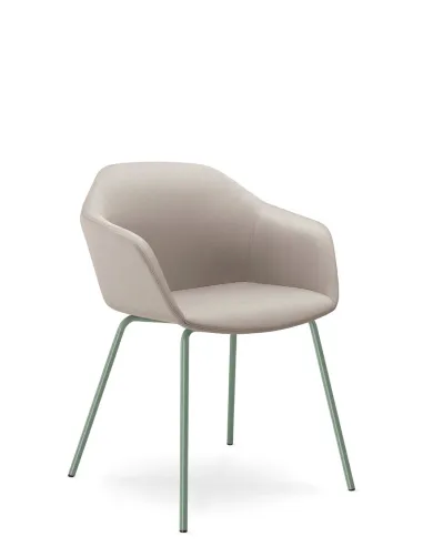 Конференц-кресло LD SEATING RIVA RI-02 GREEN на ножках - купить Киев, Днепр, Одесса, Львов, Харьков