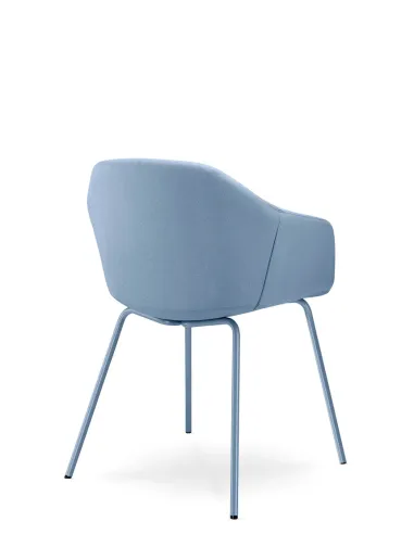 Конференц-кресло LD SEATING RIVA RI-02 BLUE на ножках - купить Киев, Днепр, Одесса, Львов, Харьков