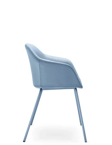 Конференц-кресло LD SEATING RIVA RI-02 BLUE на ножках - купить Киев, Днепр, Одесса, Львов, Харьков