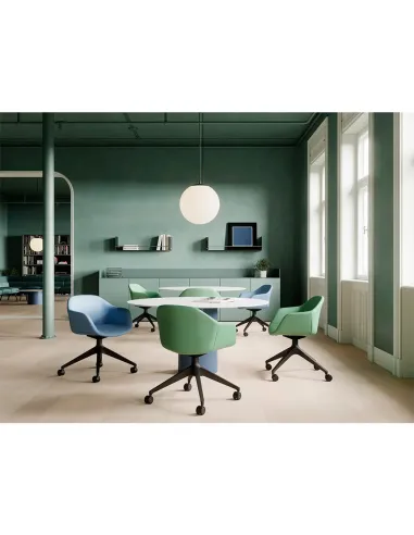 Конференц-кресло LD SEATING RIVA RI-02, F02-BL - купить Киев, Днепр, Одесса, Львов, Харьков