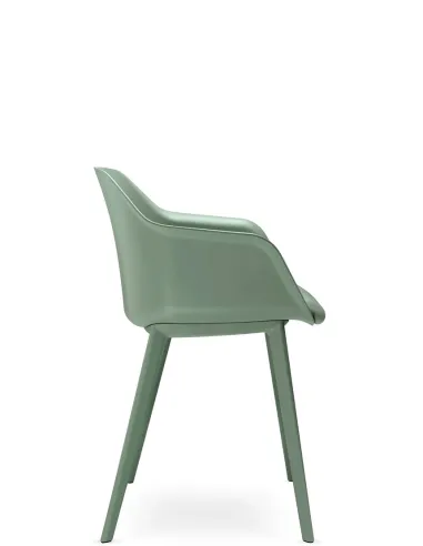 Кресло для посетителя LD SEATING RIVA RI-01-PP на ножках, с мягким сиденьем - купить Киев, Днепр, Одесса, Львов, Харьков