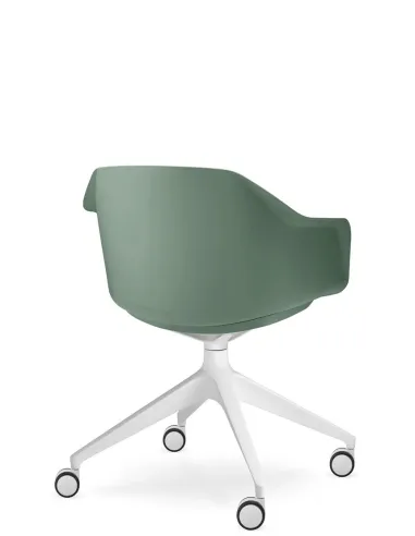 Крісло для відвідувача LD SEATING RIVA RI-01, F02-WH - купити Київ, Дніпро, Одеса, Львів, Харків