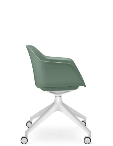 Крісло для відвідувача LD SEATING RIVA RI-01, F02-WH - купити Київ, Дніпро, Одеса, Львів, Харків