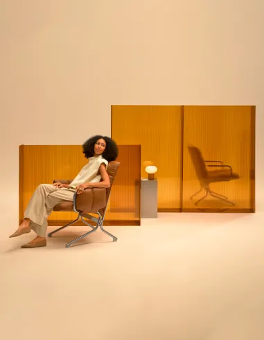 Мягкое кресло PROFIM SNAP 21H 2PF для посетителя, кожаное - купить Киев, Днепр, Одесса, Львов, Харьков