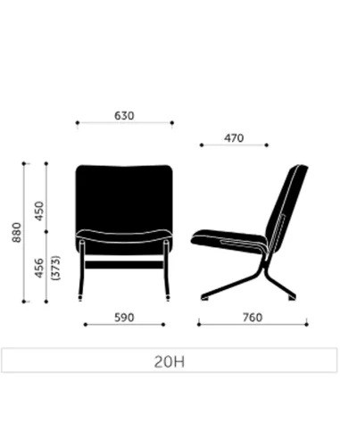 Крісло PROFIM SNAP SLIM 20H для відвідувача - купити Київ, Дніпро, Одеса, Львів, Харків