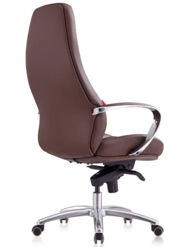 Кресло F185 BRL для руководителя, коричневое, кожаное - купить Киев, Днепр, Одесса, Львов, Харьков