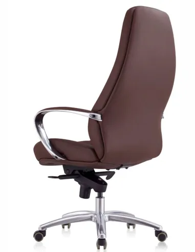 Кресло F185 BRL для руководителя, коричневое, кожаное - купить Киев, Днепр, Одесса, Львов, Харьков