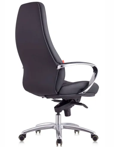 Кресло F185 BL для руководителя, черное, кожаное - купить Киев, Днепр, Одесса, Львов, Харьков