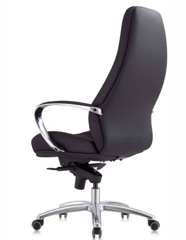 Кресло F185 BL для руководителя, черное, кожаное - купить Киев, Днепр, Одесса, Львов, Харьков
