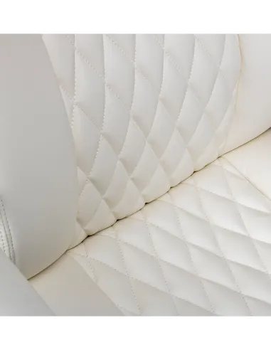 Кресло F185 WL для руководителя, белое, кожаное - купить Киев, Днепр, Одесса, Львов, Харьков