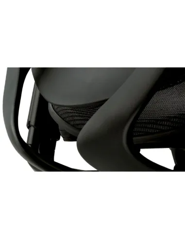 Кресло OKAMURA CONTESSA SECONDA, с сетчатым сиденьем, черный корпус, черная крестовина - купить Киев, Днепр, Одесса, Львов, Харь