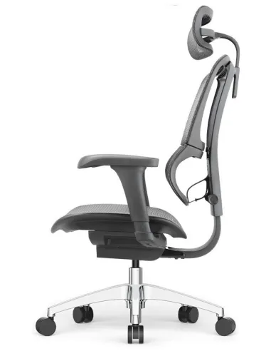 Кресло MIRUS-IOO PROJECT 2 (IOOB2WB-AB-HAM, СЕТКА Т-168-B1 BLACK), эргономичное