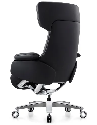 Кресло KRESLALUX ROWAN BLACK для руководителя, кожаное - купить Киев, Днепр, Одесса, Львов, Харьков