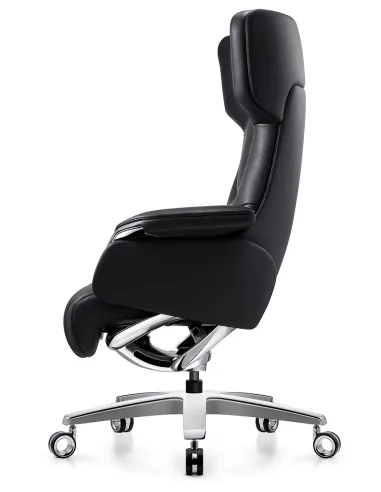 Кресло KRESLALUX ROWAN BLACK для руководителя, кожаное - купить Киев, Днепр, Одесса, Львов, Харьков